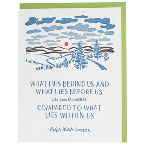 Within Us Quote Graduation Card By Smudge Ink