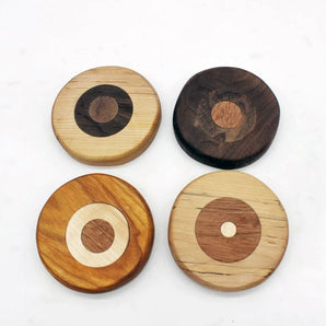 Wooden Boob Coaster Set (4) By Woods(Wo)man Woodworking