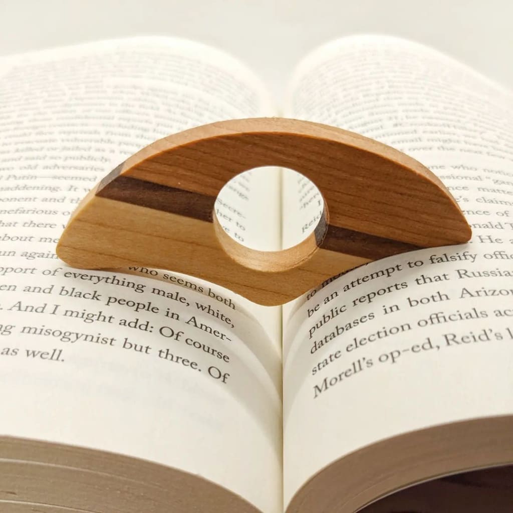 Wooden Page Holder (various designs) By Woods(Wo)man