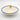 Woven Rope Jewelry Bowl - Cream with Coloured Trim (various