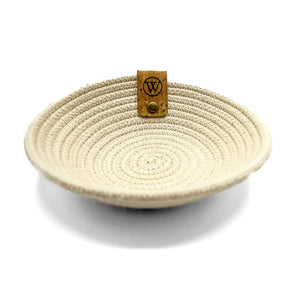 Woven Rope Ring Bowl Solid (various colours) By Warm Wooly &