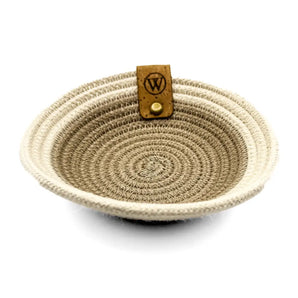 Woven Rope Ring Bowl (various colours) By Warm Wooly &