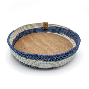 Woven Rope Tray with 8’ Wooden Insert - Extra Wide (various