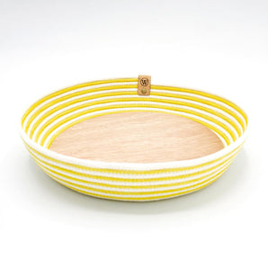 Woven Rope Tray with 8’ Wooden Insert - Extra Wide