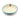 Woven Rope Trinket Bowl Cream with Coloured Trim (various