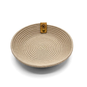 Woven Rope Trinket Bowl - Solid (various colours) By Warm