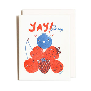 Yay! It’s Your Day Card By Homework Letterpress