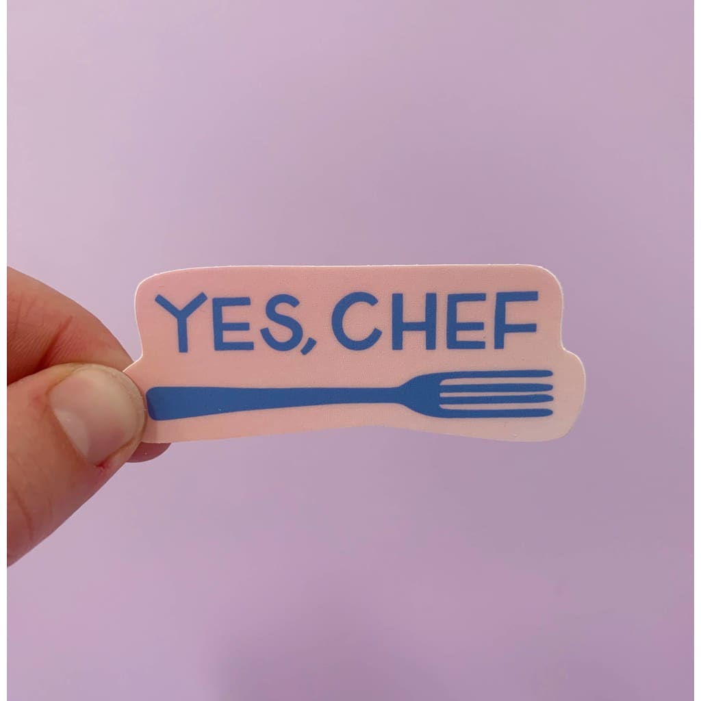 Yes Chef Sticker By Odd Daughter Paper Co.