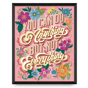 You Can Do Anything 11x14 Print By KDP Creative Hand