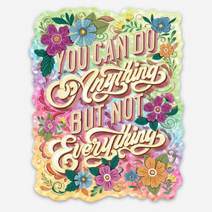 You Can Do Anything Sticker By KDP Creative Hand Lettering
