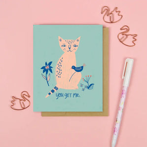 SALE - You Get Me Card By Dream Folk Studio