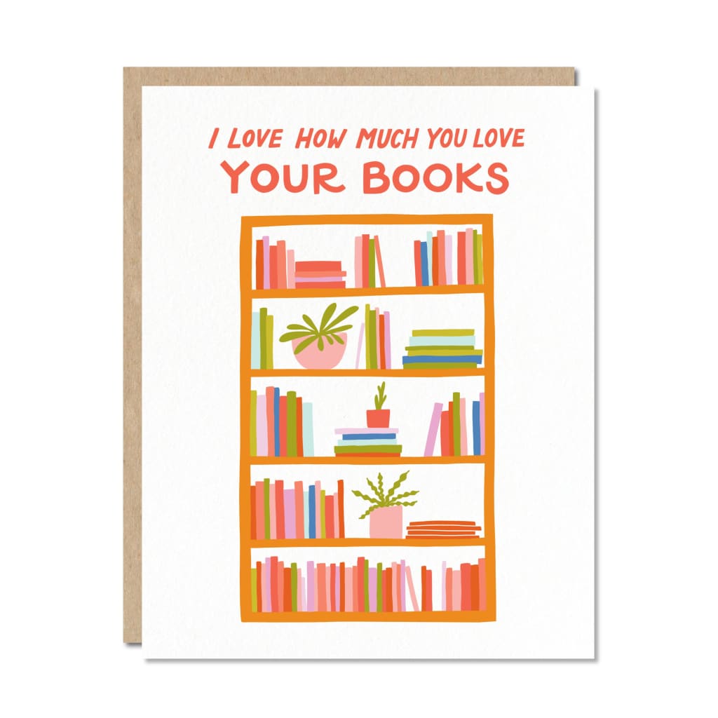 Your Books Card By Odd Daughter Paper Co.