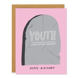 Youth RIP Birthday Card By Badger & Burke