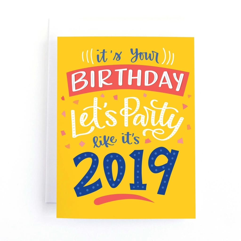 2019 Party Card By Pedaller Designs