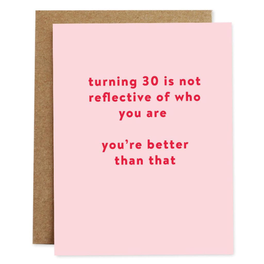 30th Birthday Card By Rhubarb Paper Co.