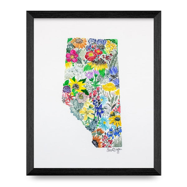 Alberta Wildflowers 8x10 Print By Sarah Duggan Creative