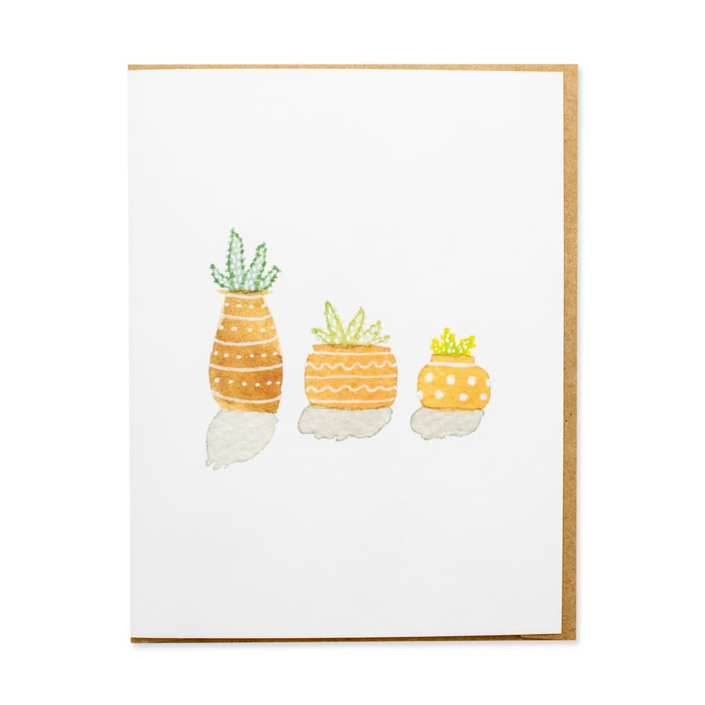 Aloe Pots Card By ASHLIZVIV