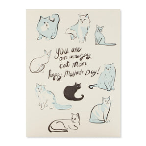 Amazing Cat Mom Card By Wolf & Wren Press