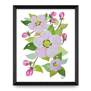 Apple Blossoms Top Shelf 8x10 Print By Designs
