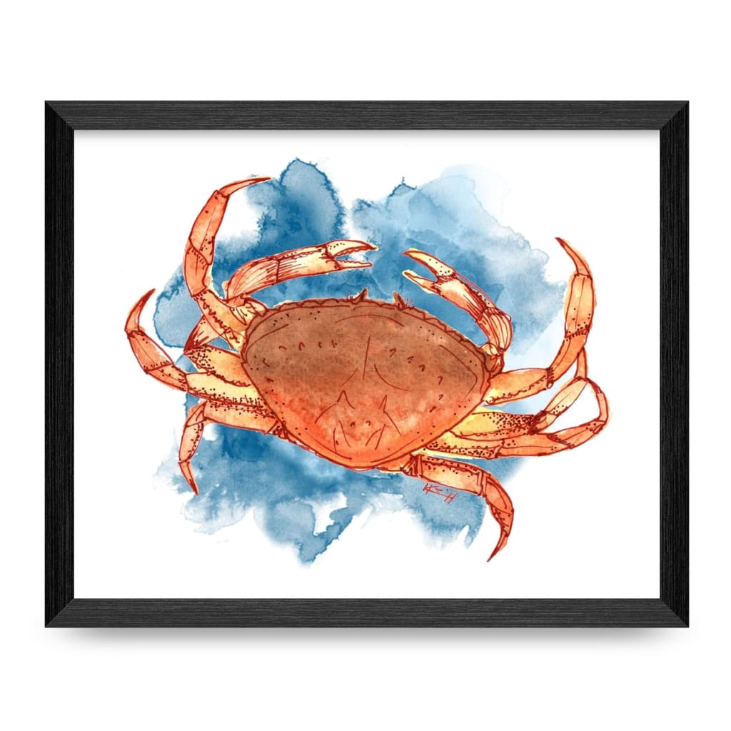 Atlantic Rock Crab 8x10 Print By Nereid Art