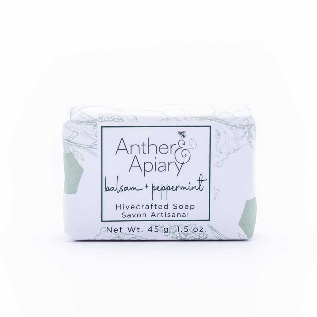 Balsam & Peppermint Mini Soap By Anther Apiary