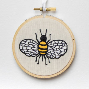 Bee Embroidery By Katiebette
