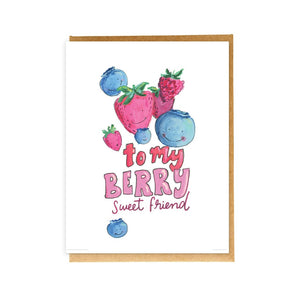 Berry Sweet Friend Card By Creative Nature Studio