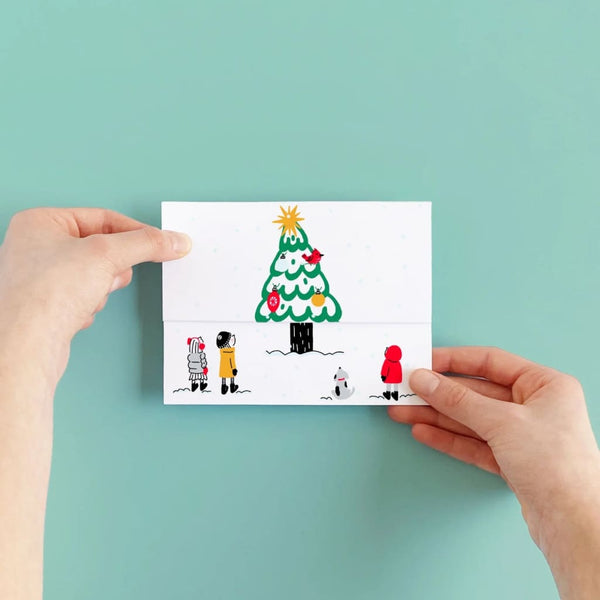Big Tree Unfolding Card By Petit Happy