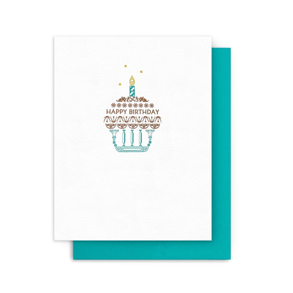 Birthday Cupcake Candle Card By Arquoise Press