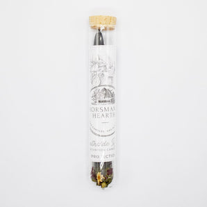 Black Dyed Beeswax Taper With Floral Finish By Horsman’s