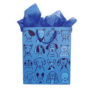 Blue Dogs Gift Bag By The Social Type
