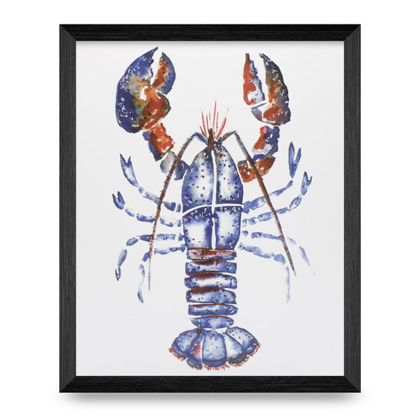 Blue Lobster 8x11 Print By Blooming Writes Art