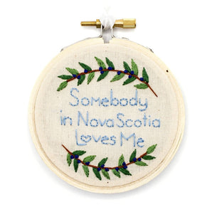 Blueberry Nova Scotia Embroidery By Katiebette
