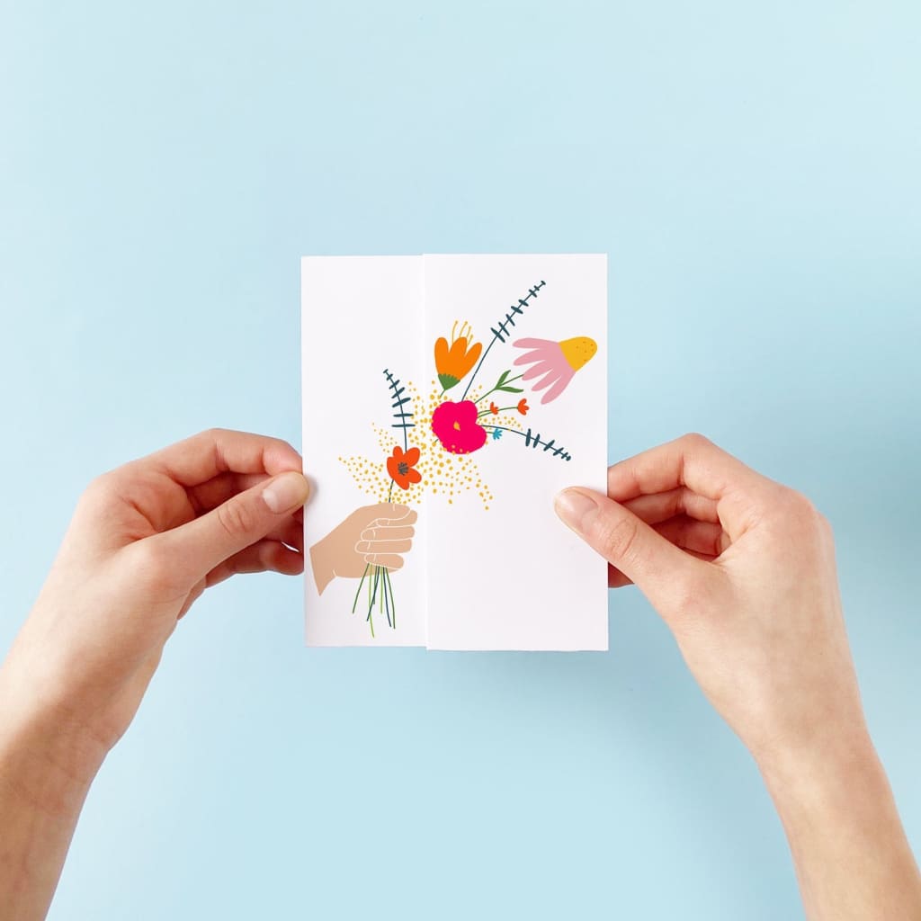 Bouquet Unfolding Card