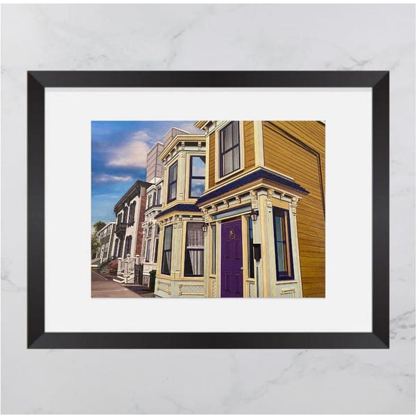 Brunswick Street House Collage 8x10 Print By Andrea Crouse