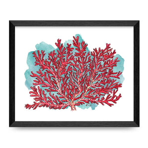 Bubblegum Coral 8x10 Print By Nereid Art