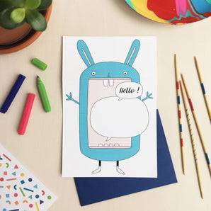 Bunny Unfolding Card By Petit Happy