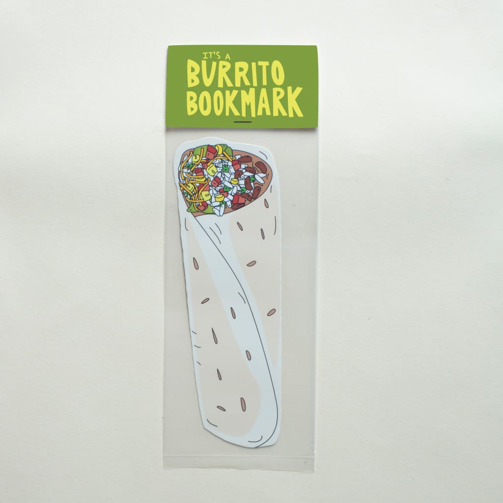 Burrito Bookmark By Humdrum Paper