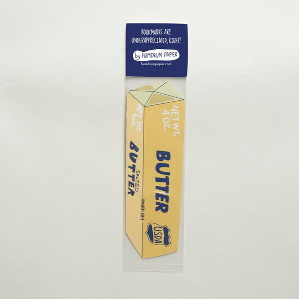 Butter Bookmark By Humdrum Paper