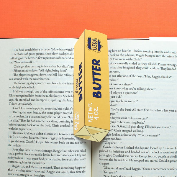 Butter Bookmark By Humdrum Paper