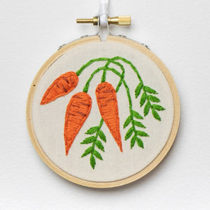 Carrots Embroidery By Katiebette