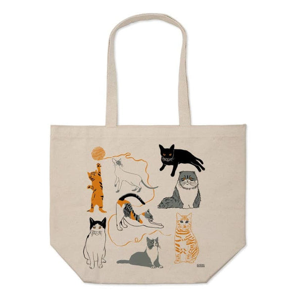 Cat Market Tote By Claudia Pearson