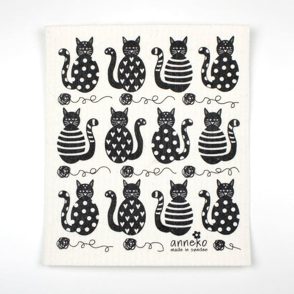 Cats Swedish Dish Cloth By Square Love