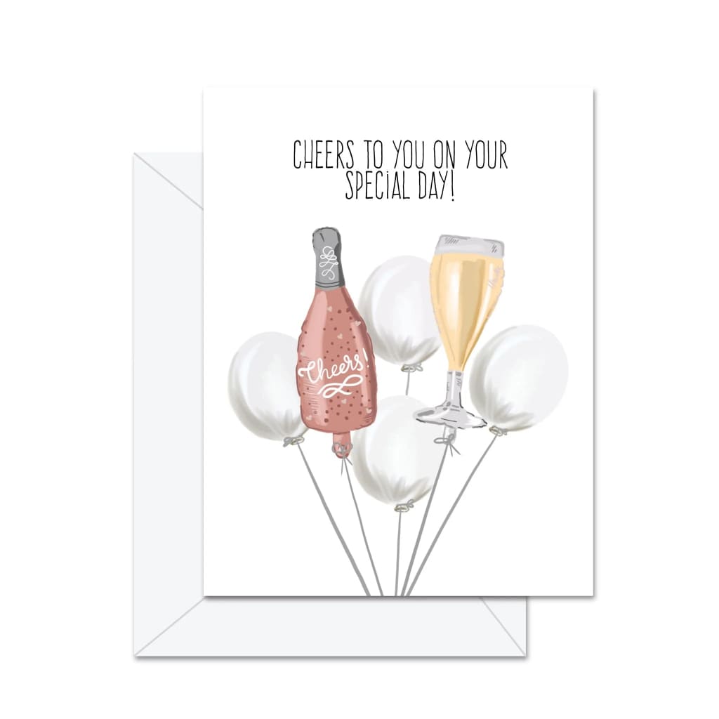 Cheers To You On Your Special Day Card By Jaybee Design