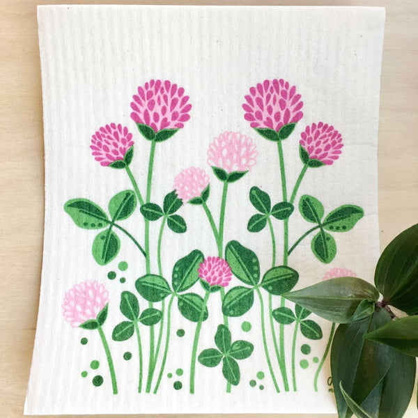 Clover Swedish Dish Cloth By Square Love