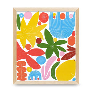 Colourful Blooms 7x8.25 Print By Lisa Congdon Art &