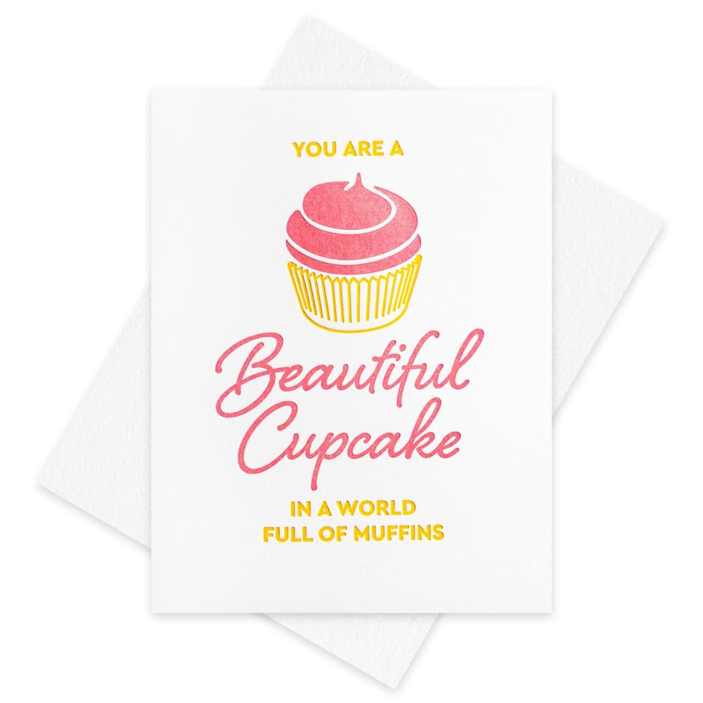 Cupcake Muffin Card 5 Pack By Inkwell Originals