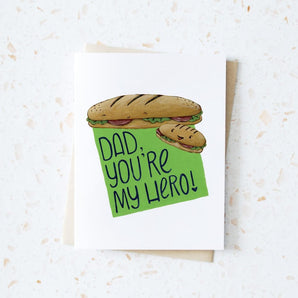 Dad You’re My Hero Card By Hop & Flop