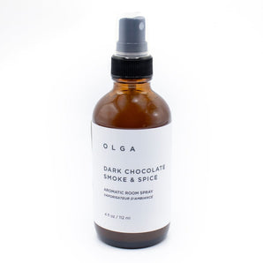 Dark Chocolate Smoke & Spice Room Spray By Olga Naturals