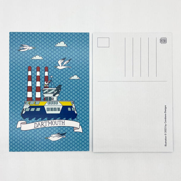 Dartmouth Banner Postcard By Carabara Designs